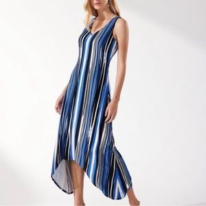 Tommy Bahama Asymmetrical Maxi Dress / S